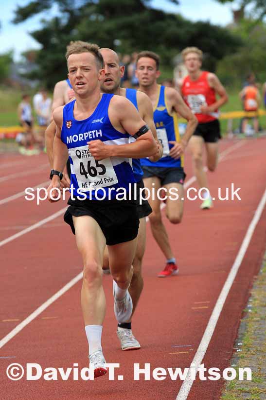 3000 metres, 2023 NEGP 4 Monkton, Wed., July 12th.  Photo: David T. Hewitson/Sports for All Pics